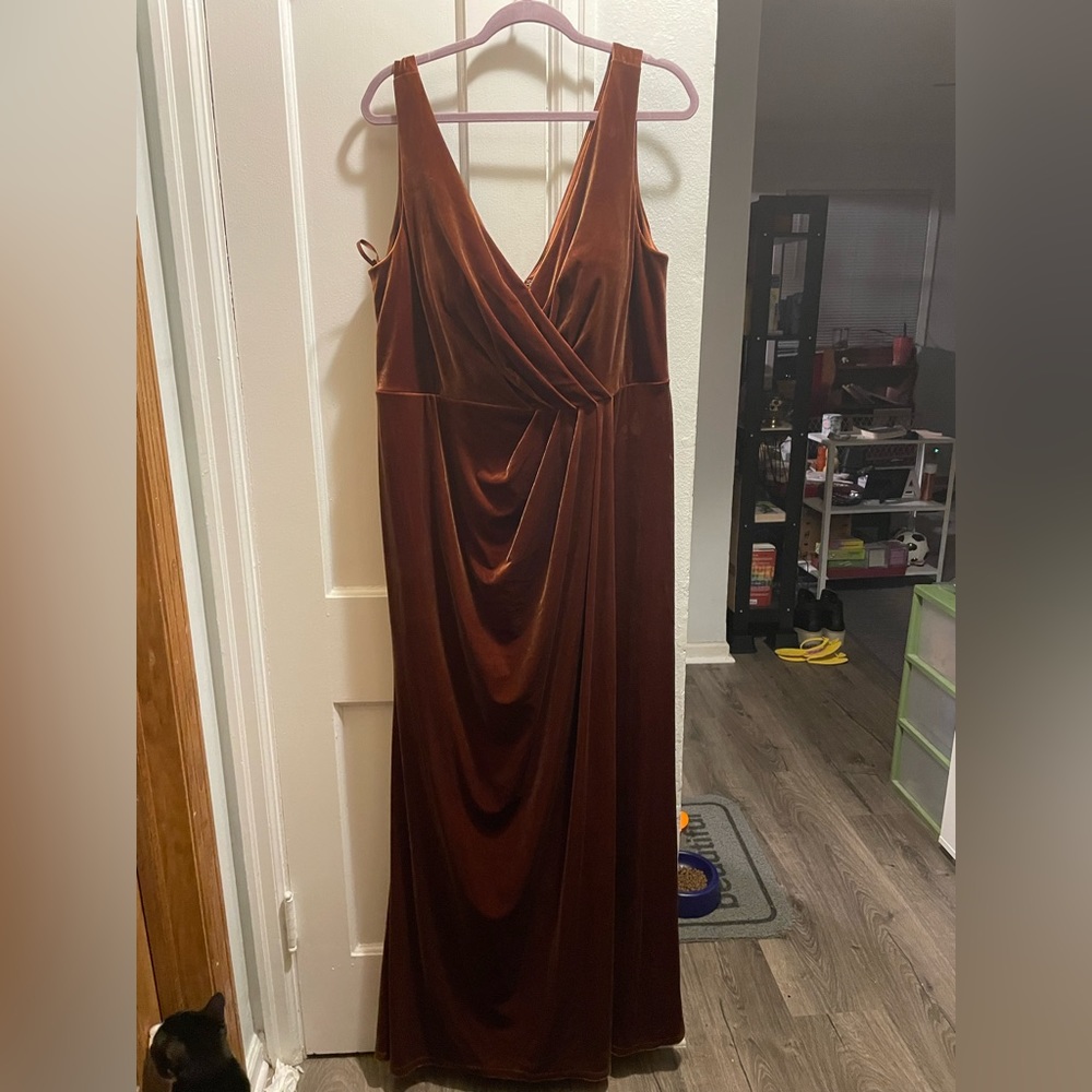 Revelry Plus Blair Velvet Gown